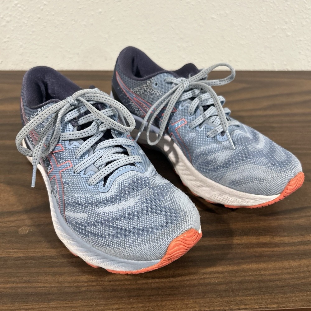 ASICS Gel Nimbus 23 Womens Size 8.5 Running Shoes Gym Athletic Sneakers‎ Blue